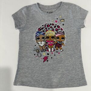 LOL Surprise‎ Grey Shirt - Size 6/6x.